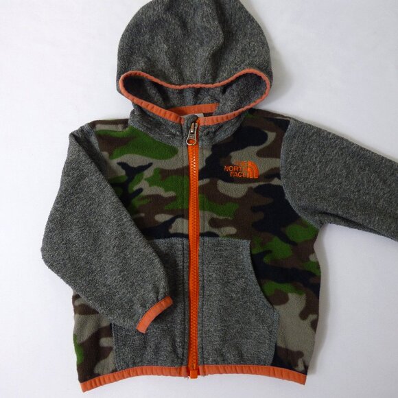 North Face Baby Camo Fleece Jacket, Size 6-12 Months - Picture 1 of 3